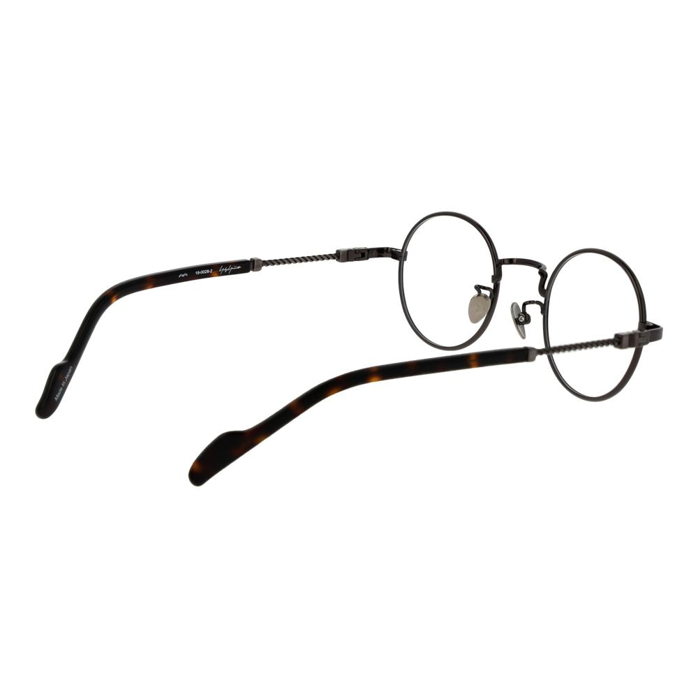 Yohji Yamamoto Women's Optical Glasses – Gunmetal Round Frames