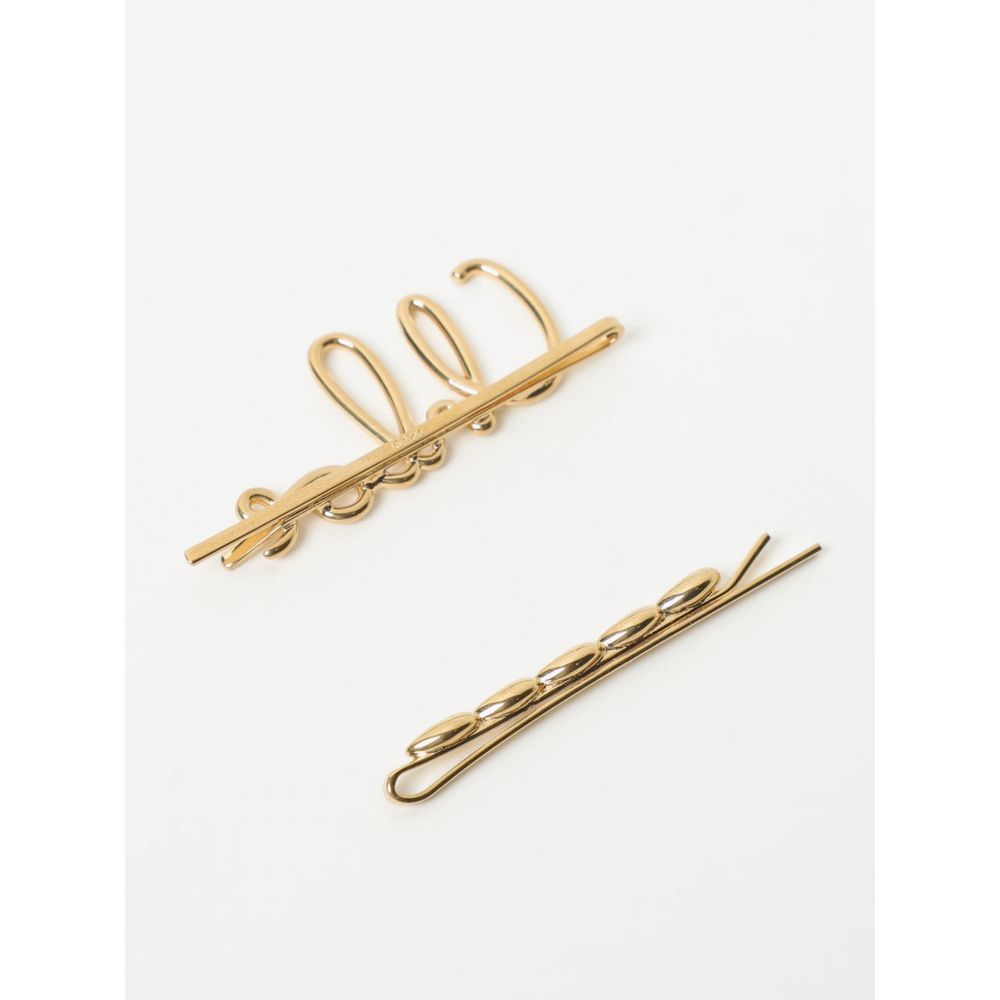 Chloé Gold Metal Hair Clip Set