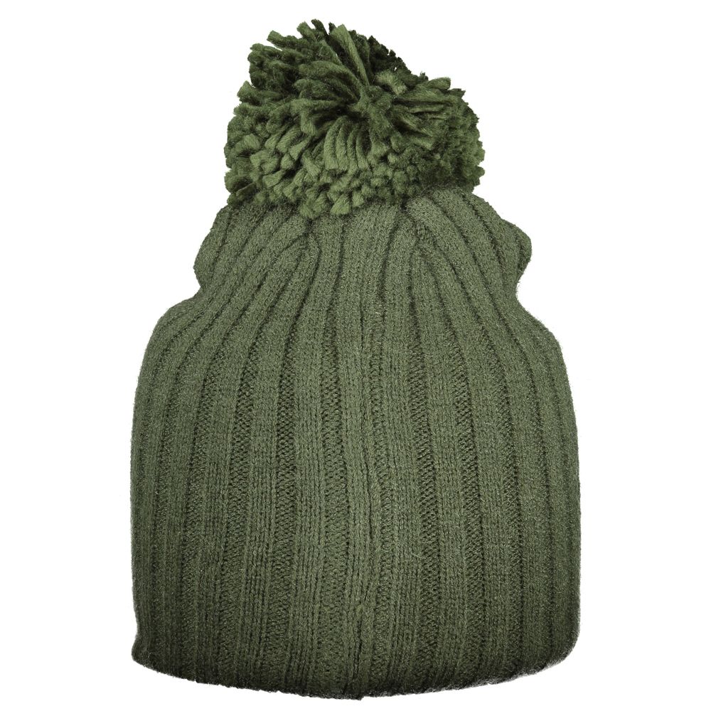 Norway 1963 Green Polyester Women Hat with Pompom