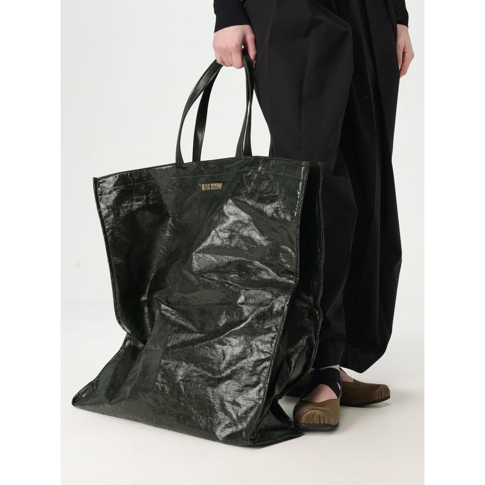 Uma Wang Green Nylon Handbag - Versatile Everyday Carryall