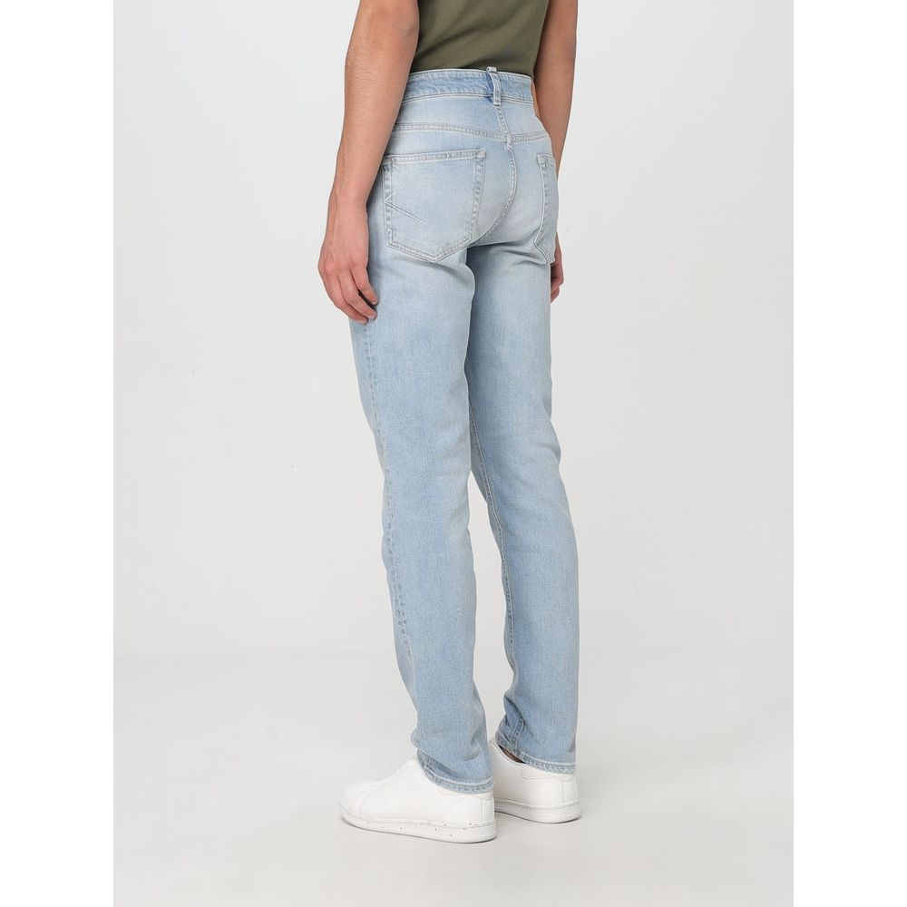 Siviglia Blue Denim Straight-Leg Jeans