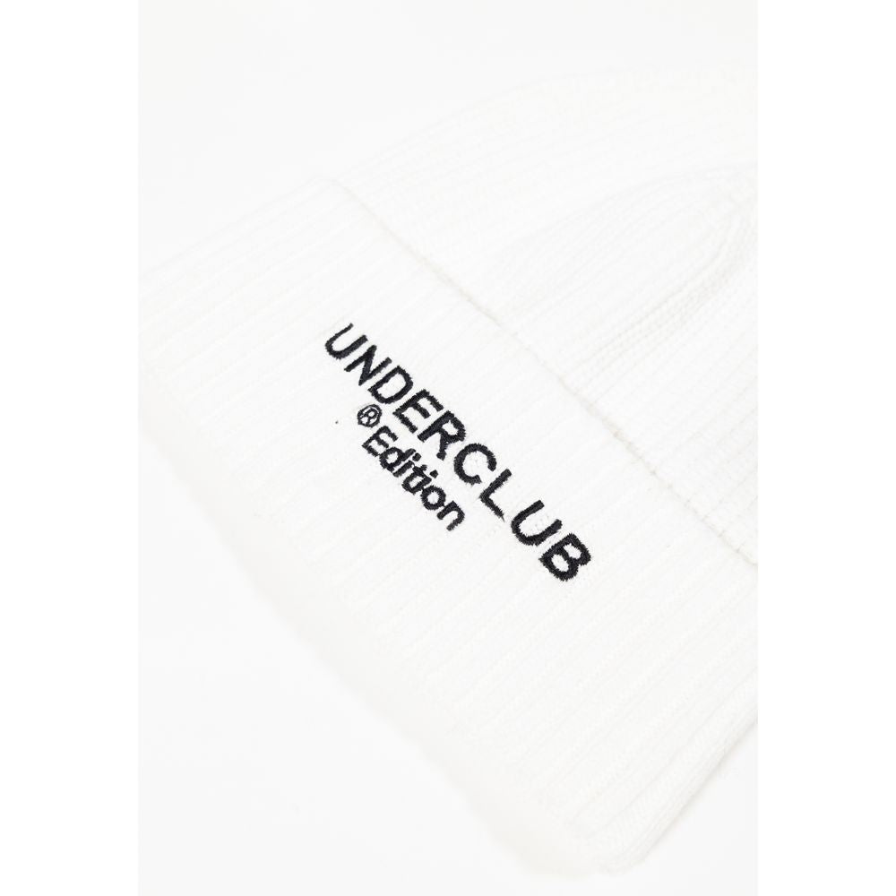 Underclub White Cotton Cap - Stylish Baseball Hat for Winter