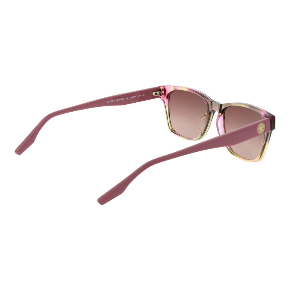 Converse Women’s Sunglasses – Rose Rectangle Frame, Gradient Lenses