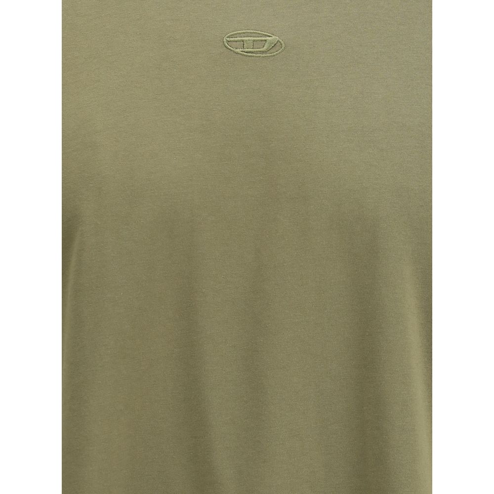 Diesel Green Cotton Lucien T-Shirt