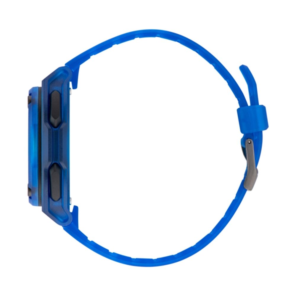 Adidas Blue Rubber Sport Watch - Quartz Mechanism, 10ATM Water Resistance