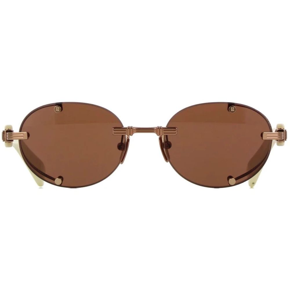 Balmain Women’s Sunglasses – Brown Acetate Frame