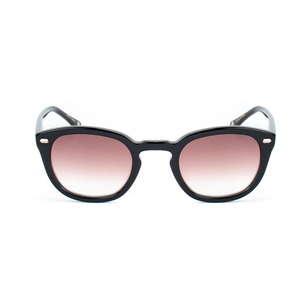 Belstaff Unisex Grasmere Sunglasses – Black Acetate Frame, Brown Lenses