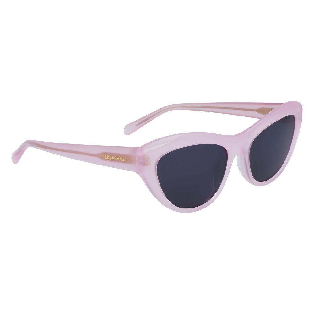 Ferragamo Women’s Sunglasses – Pink Acetate Frame