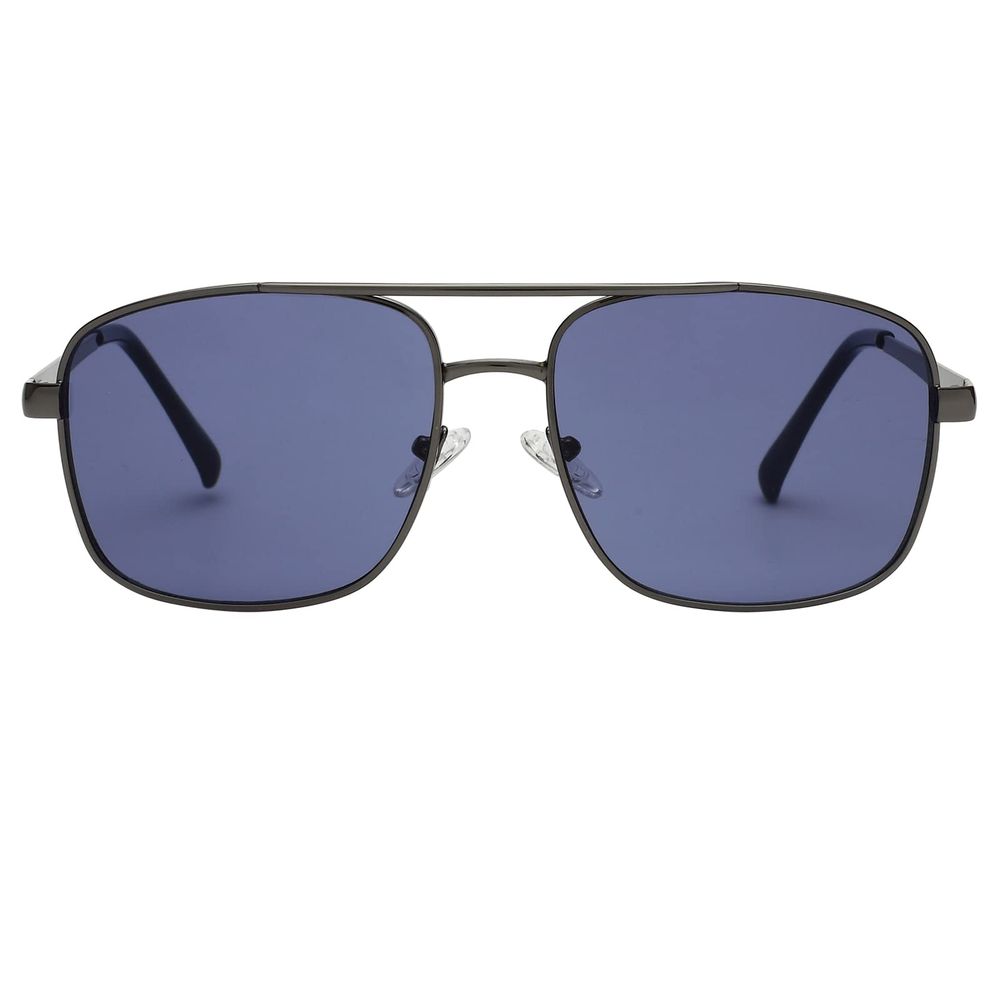 Guess Men’s Sunglasses – Black Metal Frame, Grey Lenses