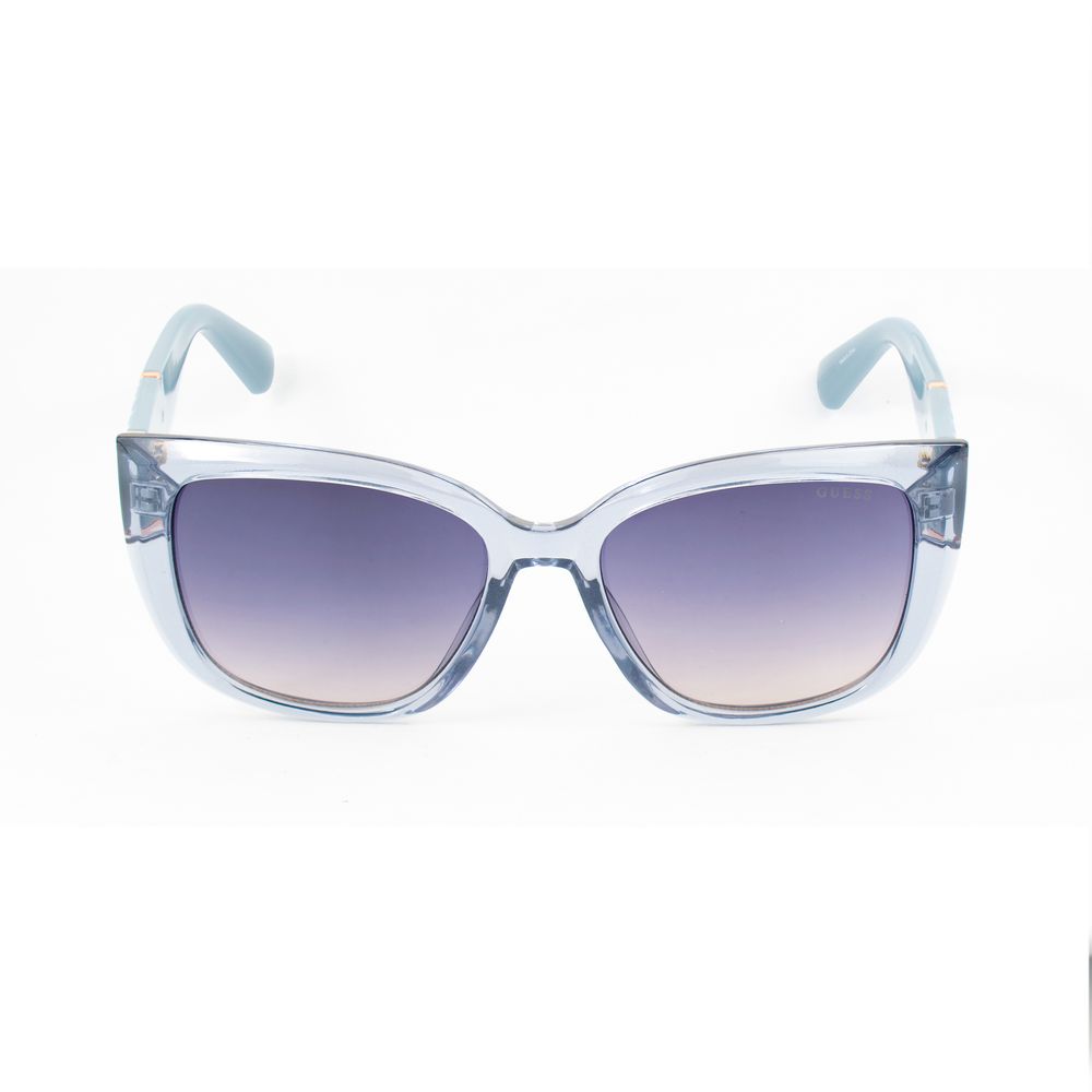 Guess Women’s Sunglasses – Blue Injected Frame, Grey Lenses