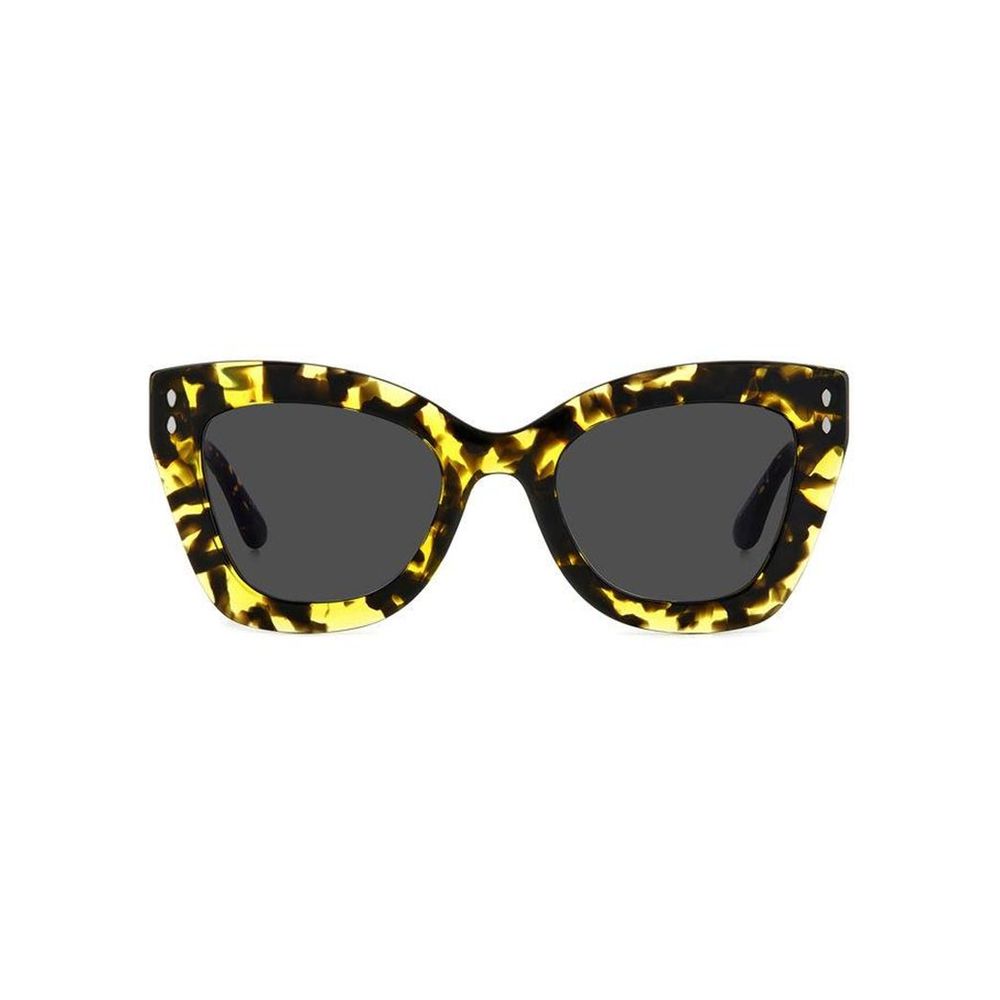 Isabel Marant Women’s Sunglasses – Yellow Acetate Frame, Grey Lenses