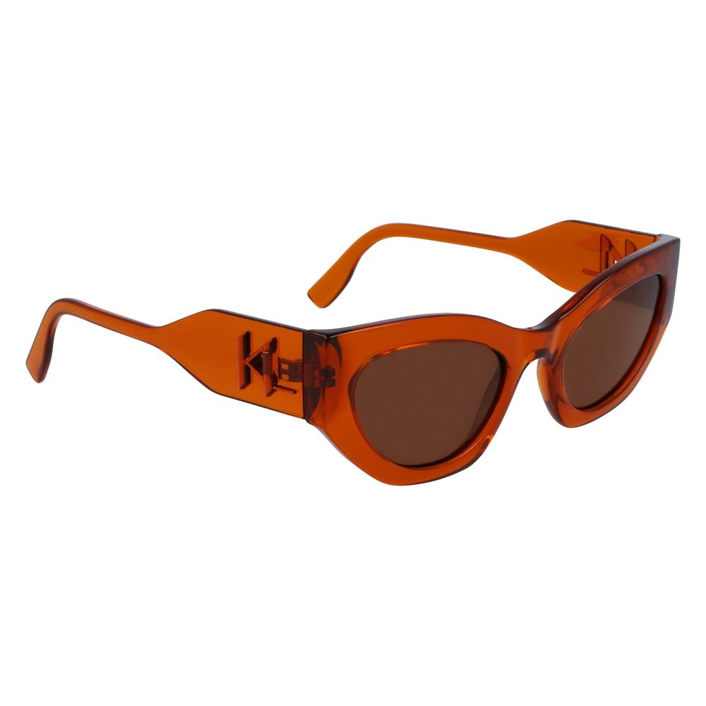 Karl Lagerfeld Women’s Sunglasses – Yellow & Brown