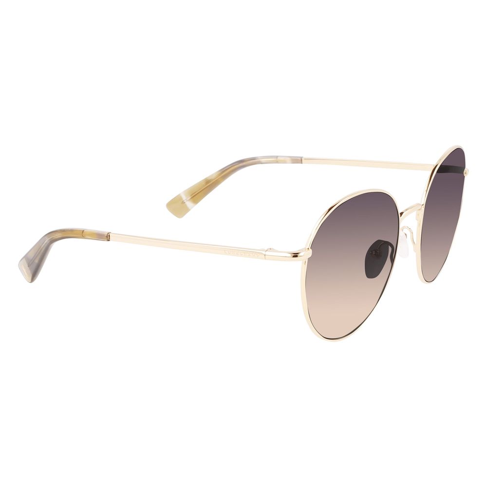 Longchamp Women’s Sunglasses – Gold Cat-Eye Frame, Yellow Gradient Lenses