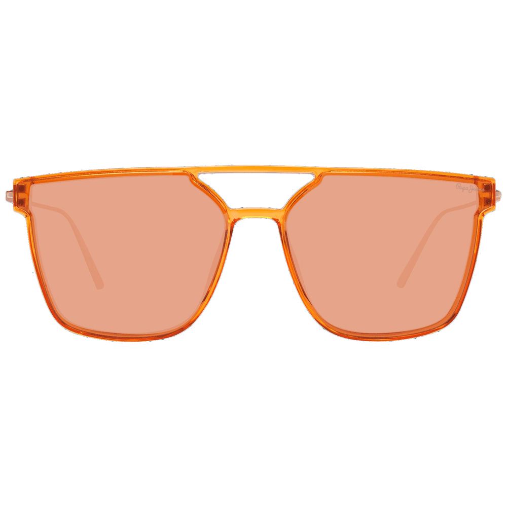 Pepe Jeans Women’s Sunglasses – Orange Metal Frame, 63mm Lenses