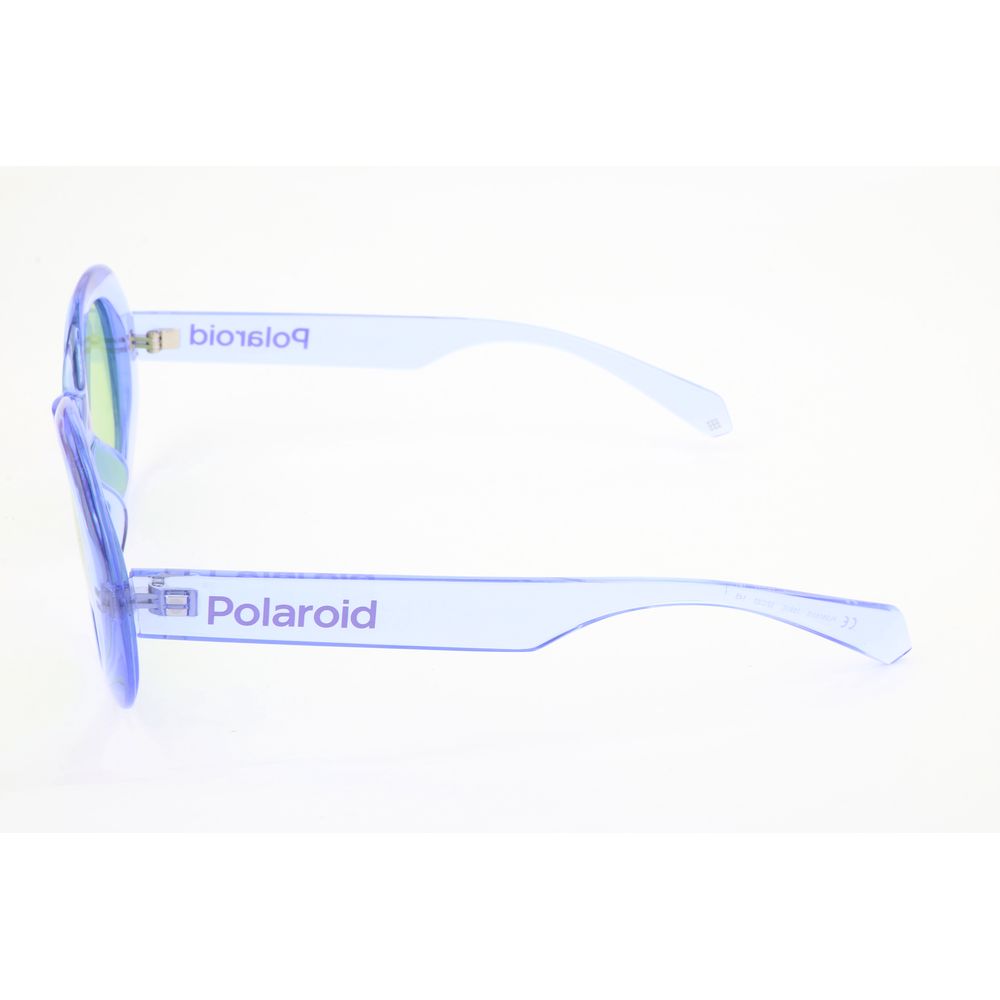 Polaroid Women’s Sunglasses – Purple Resin Frame, Green Lenses