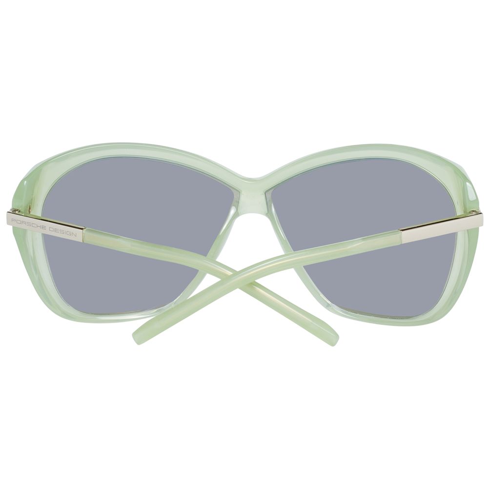 Porsche Design Women’s Sunglasses – Green Polyamide Frame with Gradient Lenses
