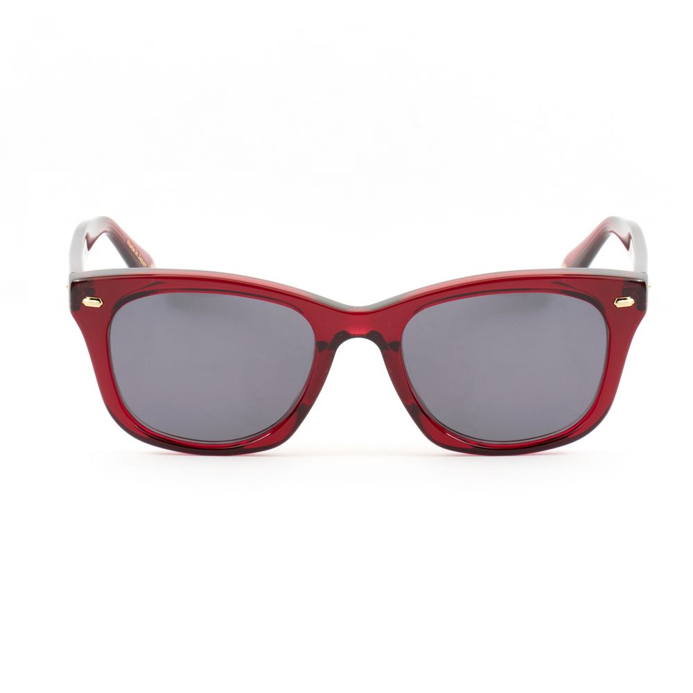 Belstaff Women’s Sunglasses – Red Acetate Frame, Grey Lenses