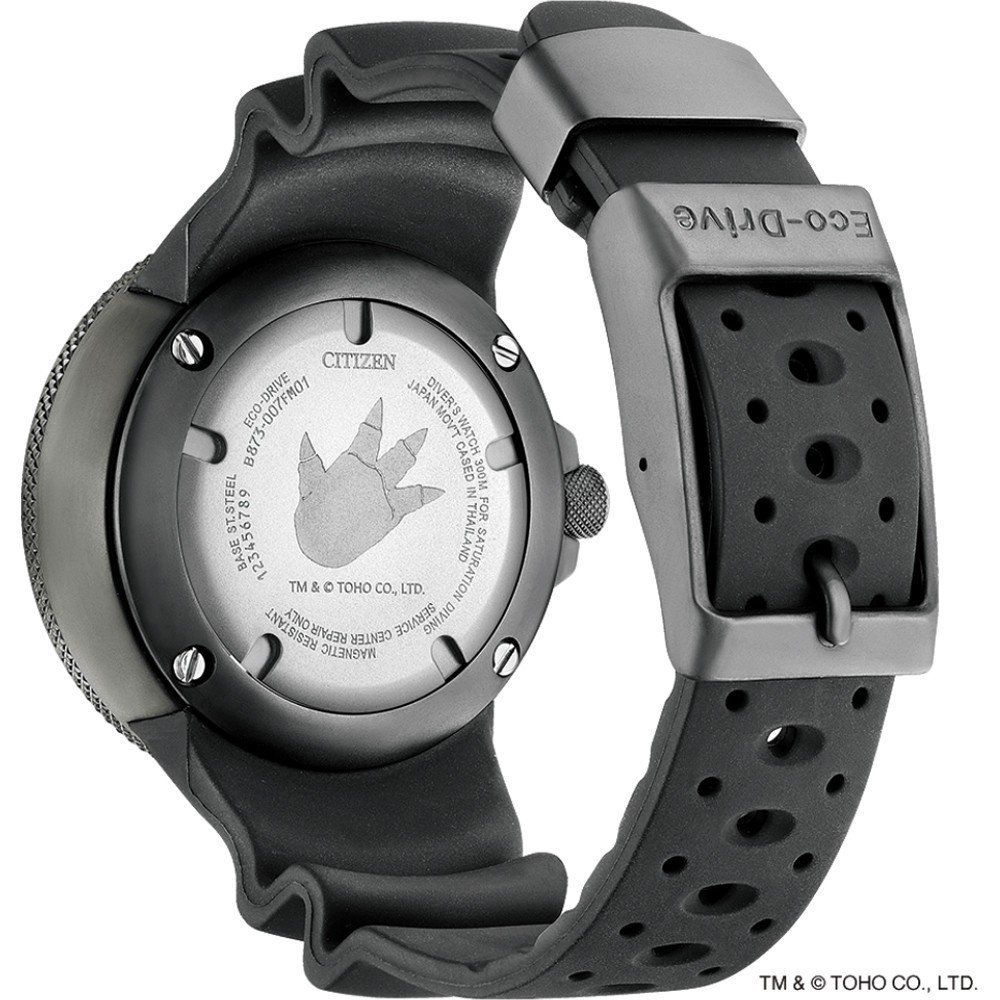 Citizen Black Rubber Sport Watch - Promaster Diver Eco Drive Godzilla Limited Edition