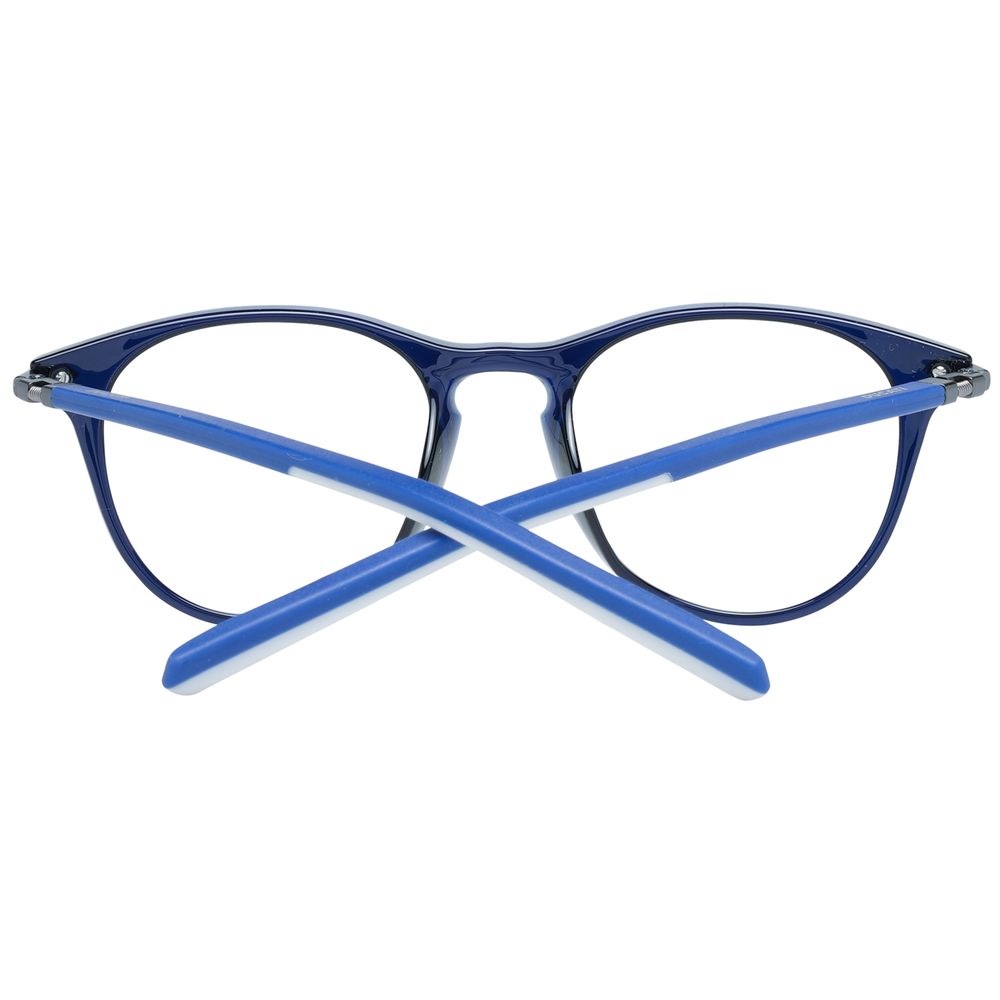 Ducati Men’s Sunglasses – Blue Plastic Frame, Clear Lenses