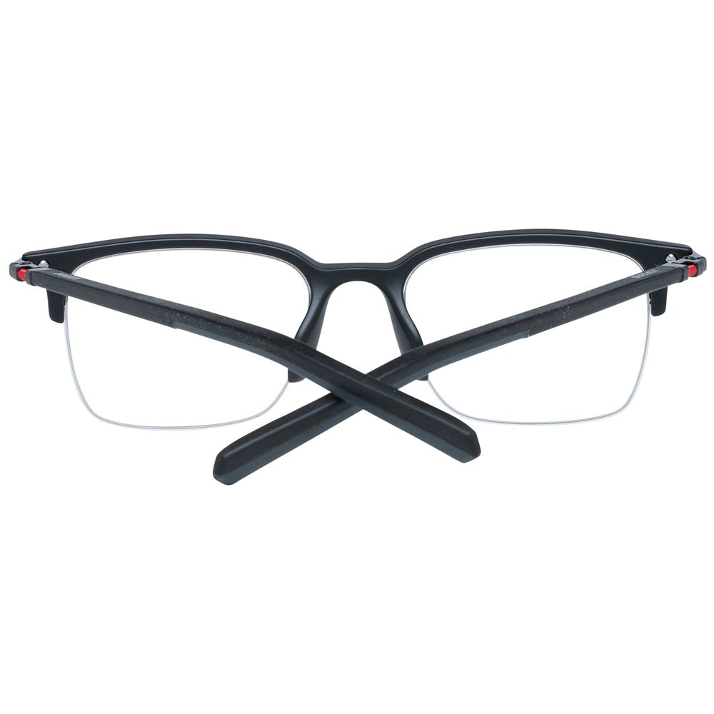 Ducati Men’s Sunglasses – Black Plastic Frame, Clear Lenses
