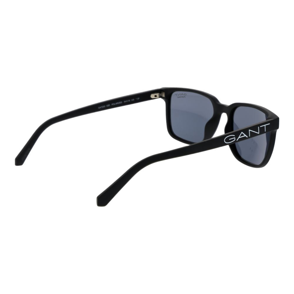 Gant Men’s Sunglasses – Black Stainless Steel Frame, Grey Polarized Lenses