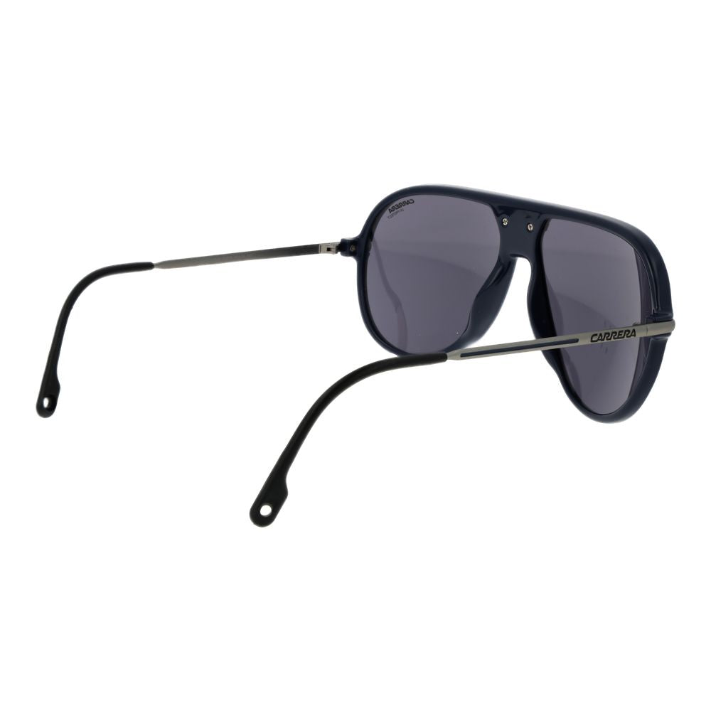 Carrera Men's Sunglasses – Blue Aviator Frame, Grey Lenses