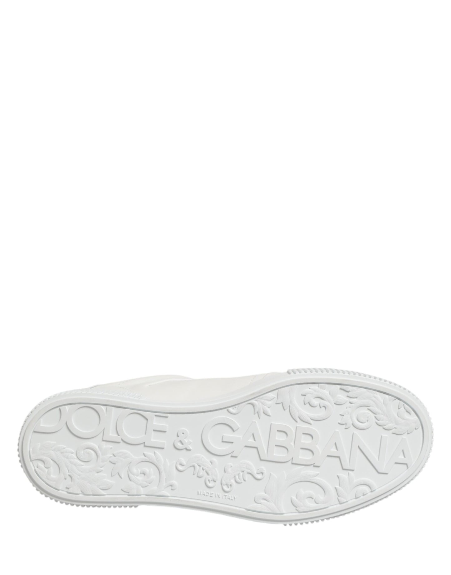 Dolce & Gabbana MIAMI Calf Low Top Men Sneakers - White