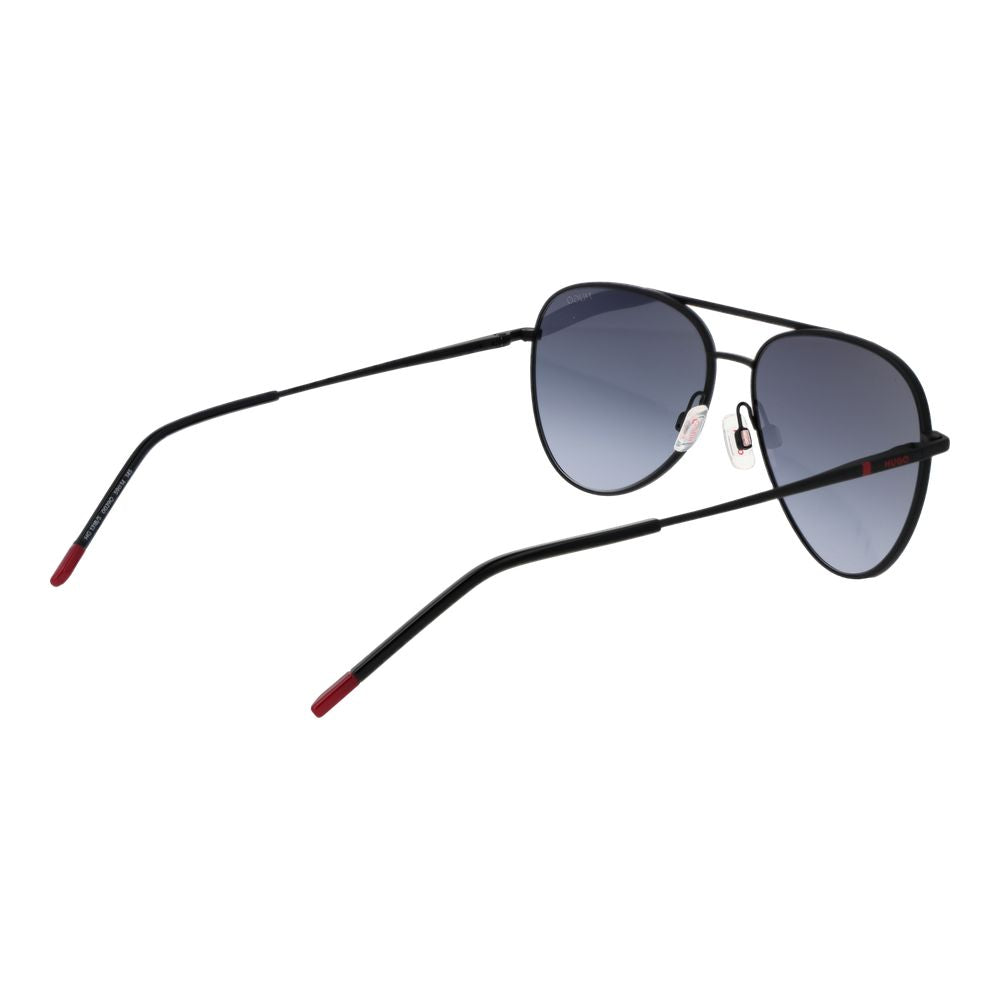 Hugo Boss Men’s Sunglasses – Black Metal Frame, Grey Gradient Lenses
