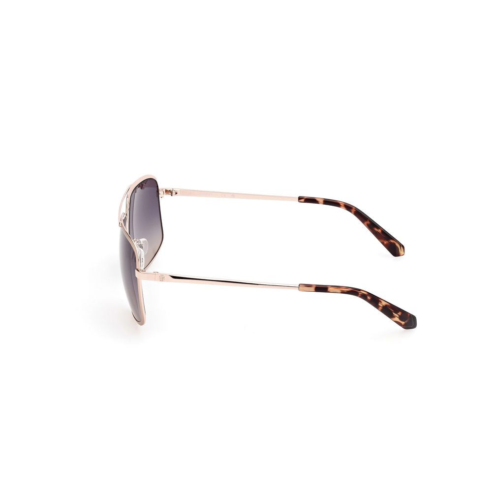 Guess Men’s Gold Metal Sunglasses – Blue Lenses
