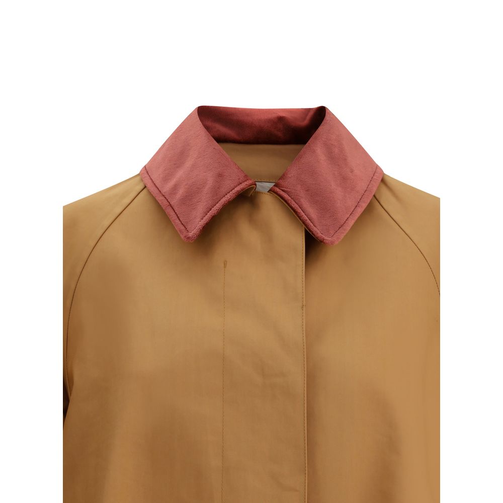 Prada Beige Waterproof Cotton Trench Coat