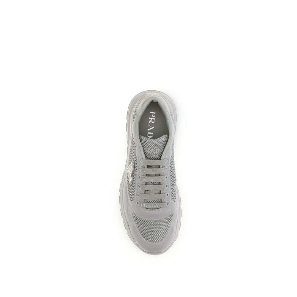 Prada Gray Rubber Athletic Sneakers - Prax 2.0