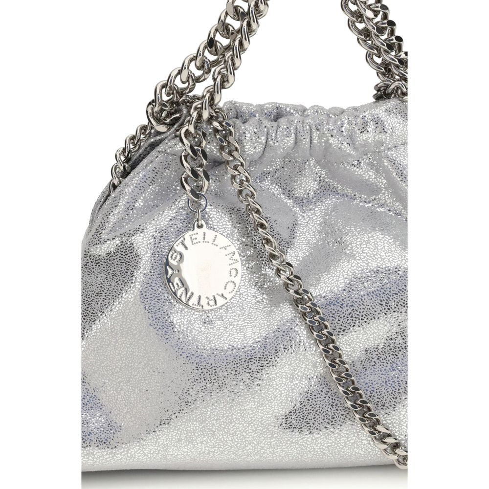Stella McCartney Falabella Small Silver Polyester Shoulder Bag