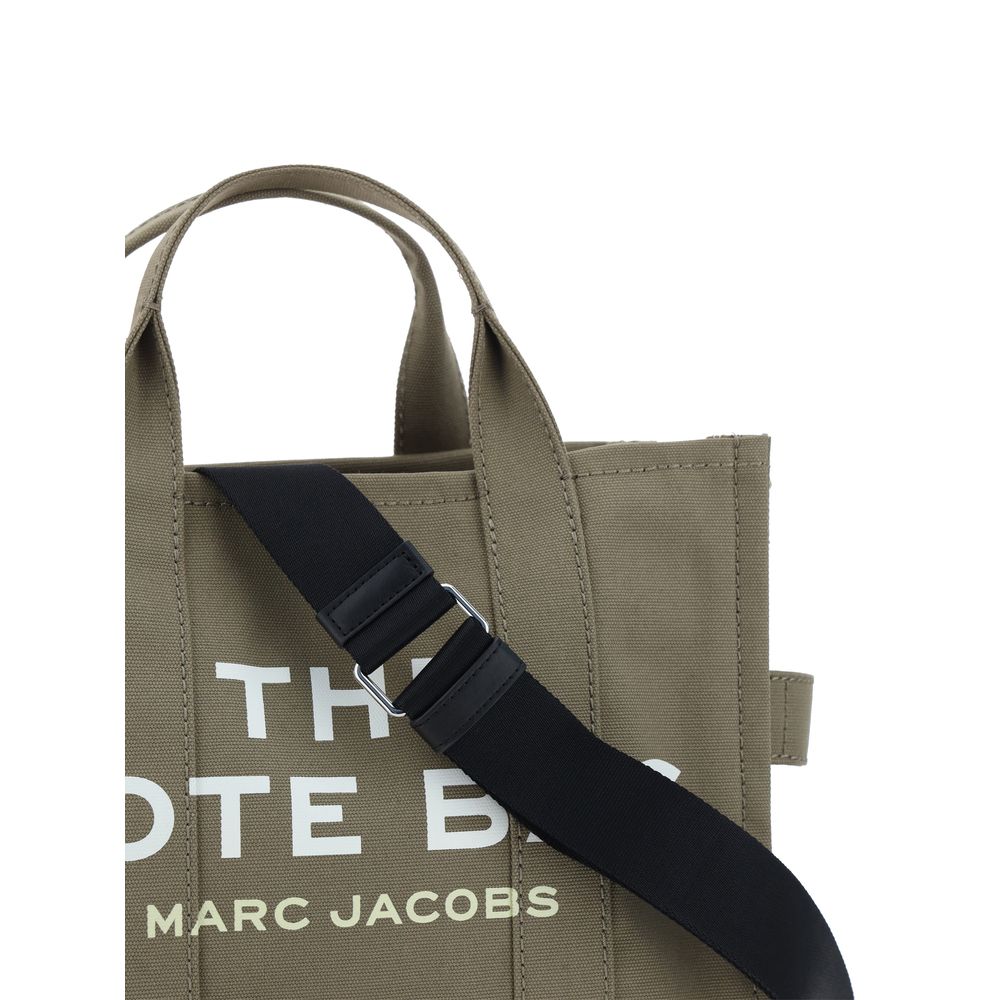 Marc Jacobs Brown Cotton Medium Tote Handbag