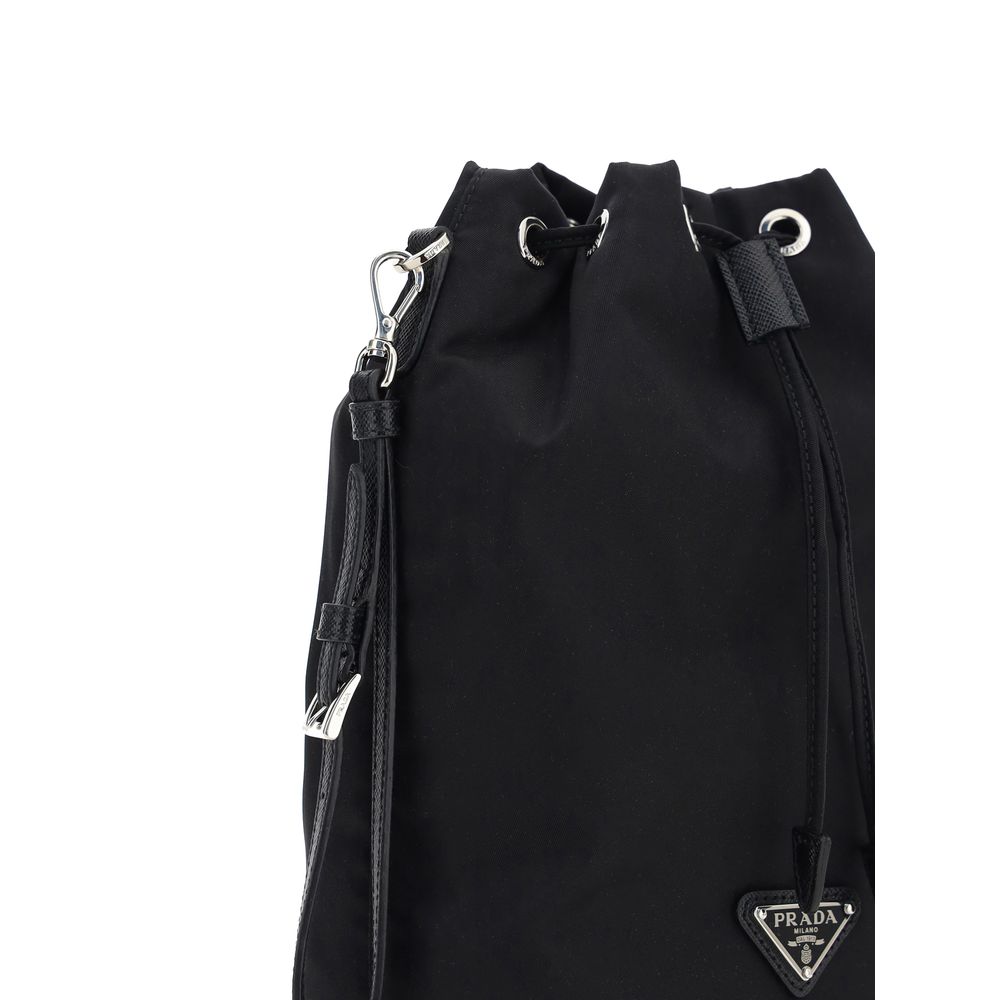 Prada Black Re-Nylon Bucket Bag