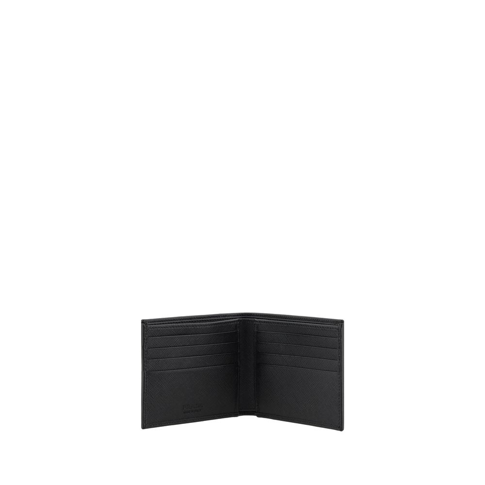 Prada Black Re-Nylon Bifold Wallet