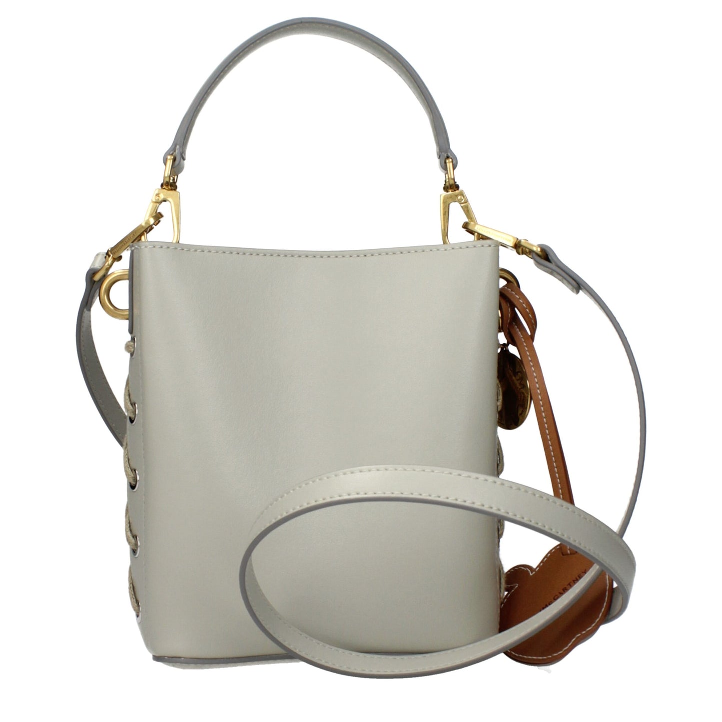 Stella McCartney Gray Eco Leather Bucket Bag