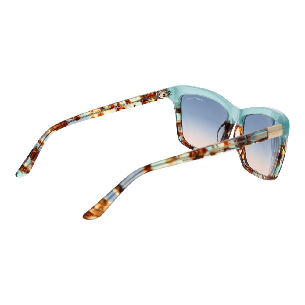 Marciano by Guess Women’s Sunglasses – Turquoise Frame, Blue Gradient Lenses