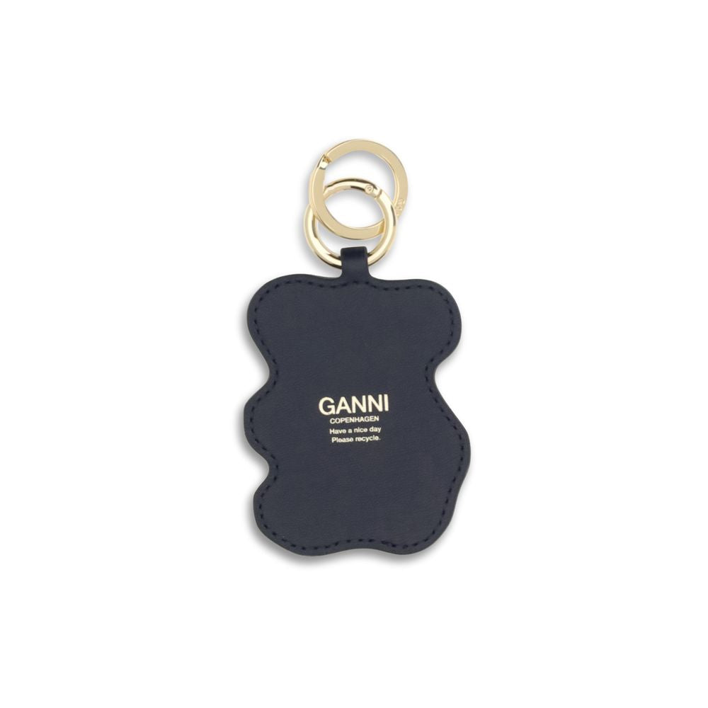 Ganni Multicolor Polyamide Teddy Bear Keychain