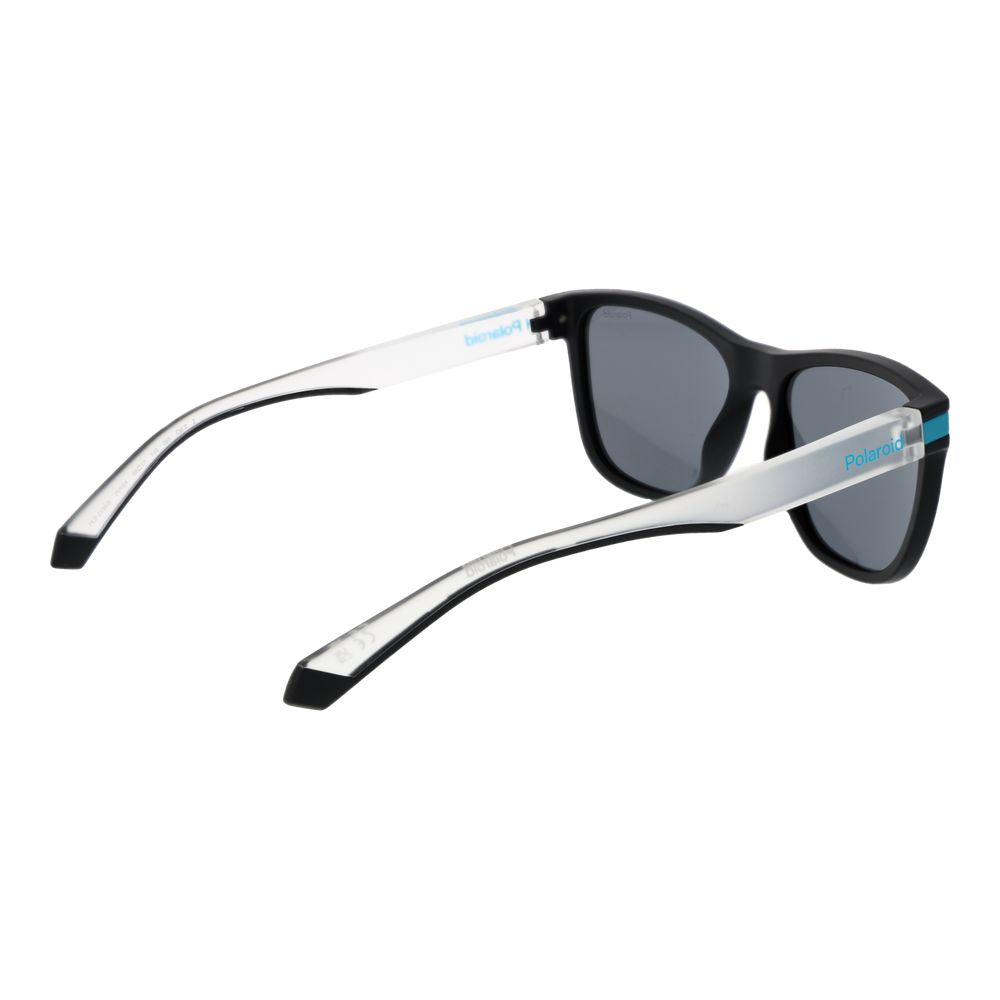 Polaroid Unisex Black Polycarbonate Sunglasses – 56mm