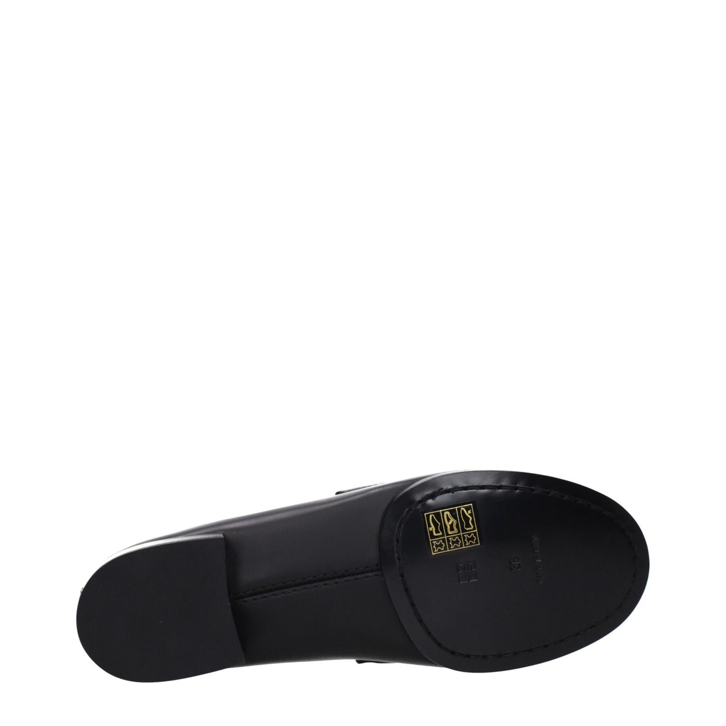 Givenchy Black Leather Slip-On Loafers: Elegant Footwear for the Discerning Individual