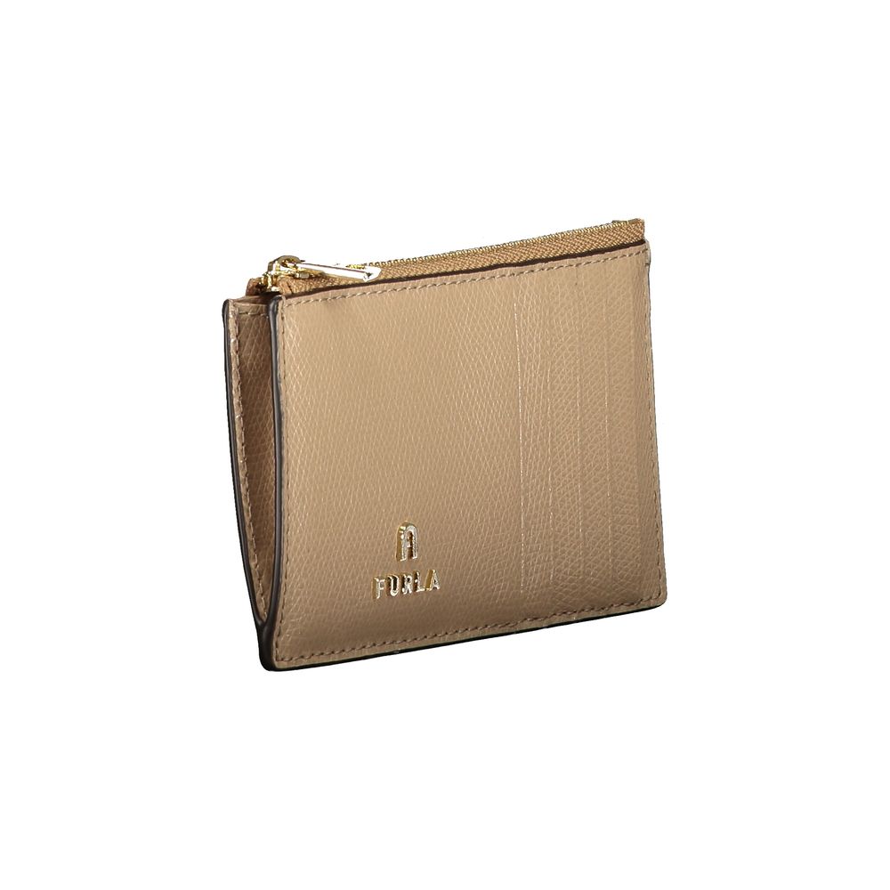 FURLA Camelia XL Zip Around Wallet in Nero