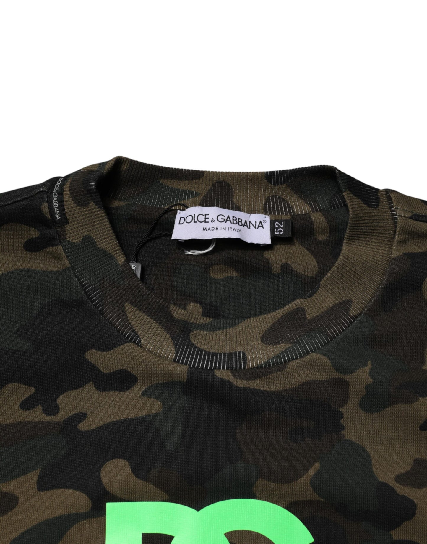 Dolce & Gabbana Multicolor Camouflage Men Sweatshirt
