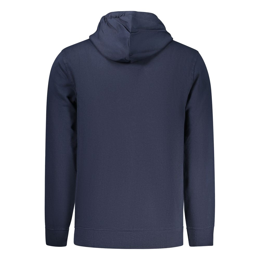 Tommy Hilfiger Blue Cotton Men's Hooded Sweatshirt