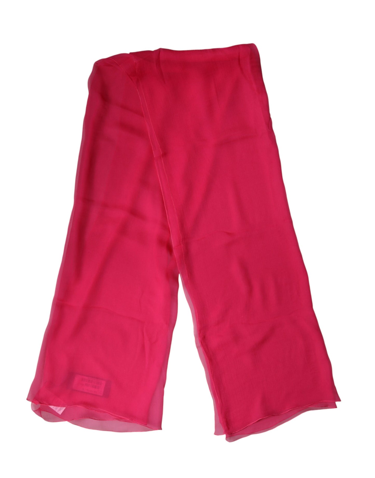 Dolce & Gabbana Pink Silk Stole Neck Wrap Shawl for Men