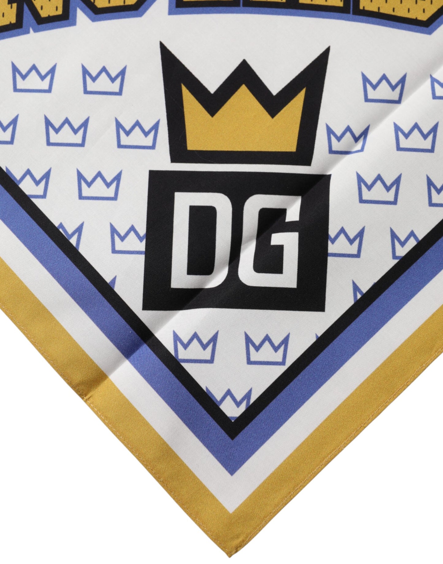 Dolce & Gabbana Multicolor DG Royals Square Foulard Scarf for Men