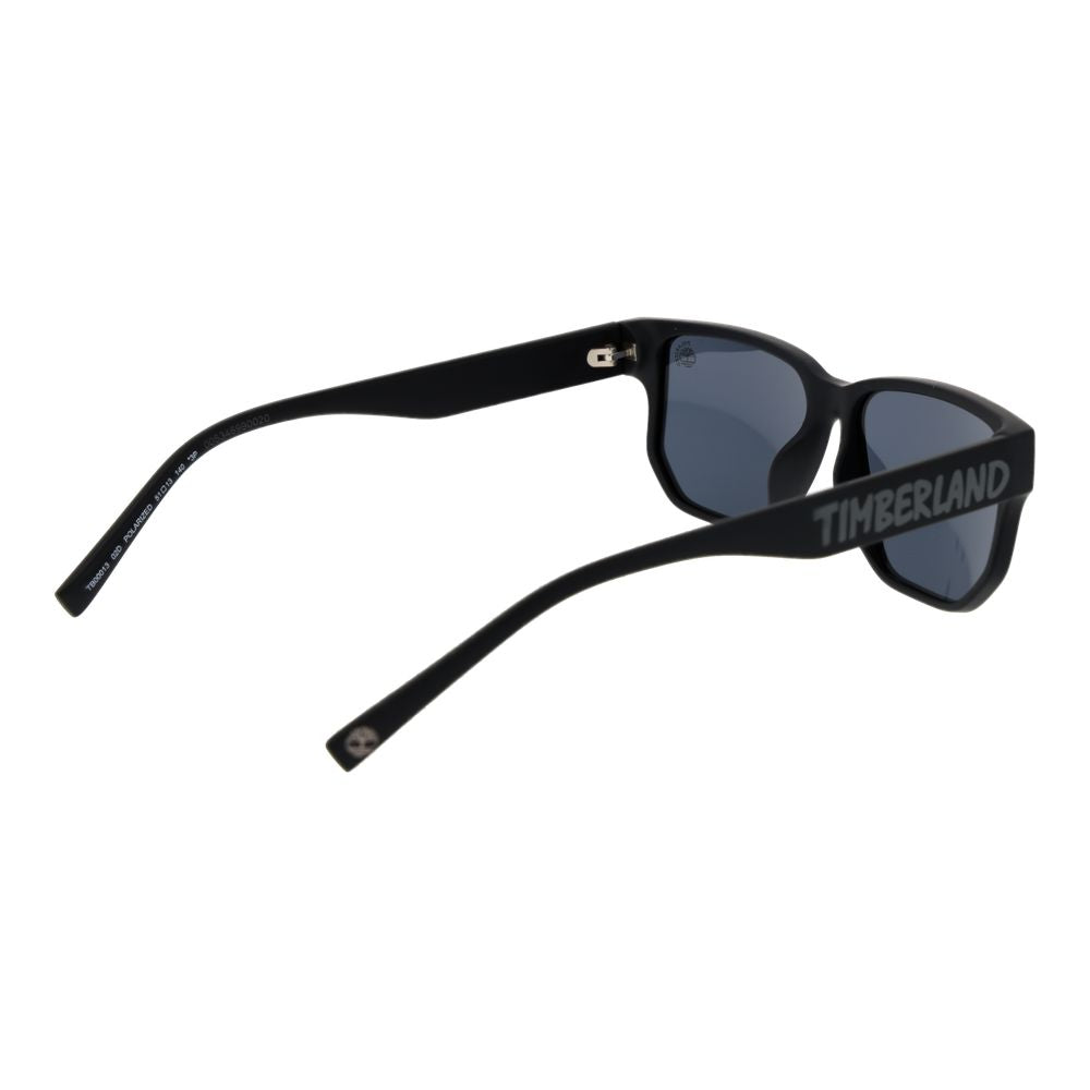 Timberland Unisex Sunglasses – Black Stainless Steel Frame, Grey Lenses