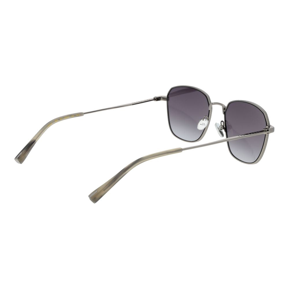 Ted Baker Men's Gray Metal Sunglasses – Gunmetal Full-Rim Frame with Grey Gradient Lenses