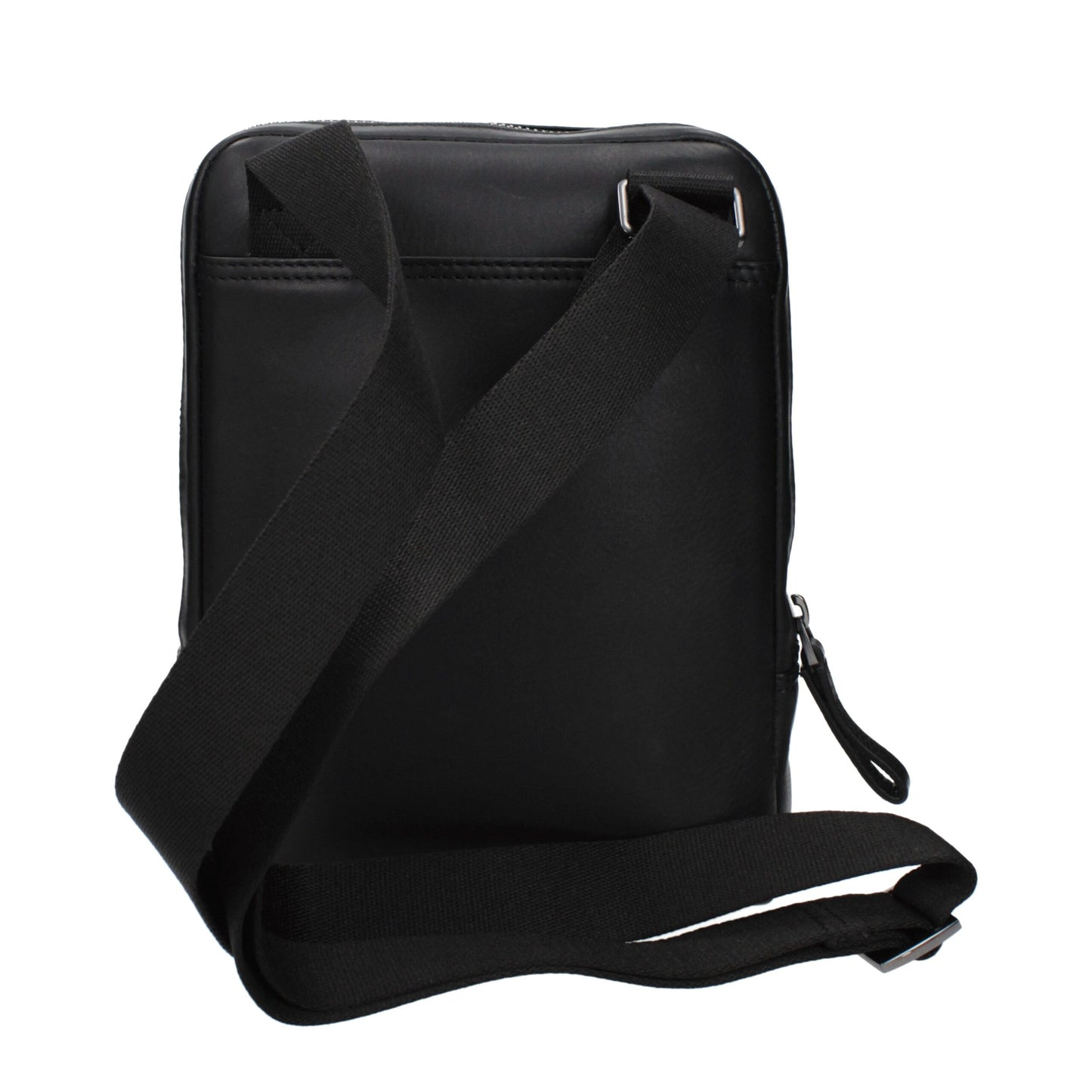 Piquadro Black Leather Crossbody Bag - Stylish and Functional Accessory