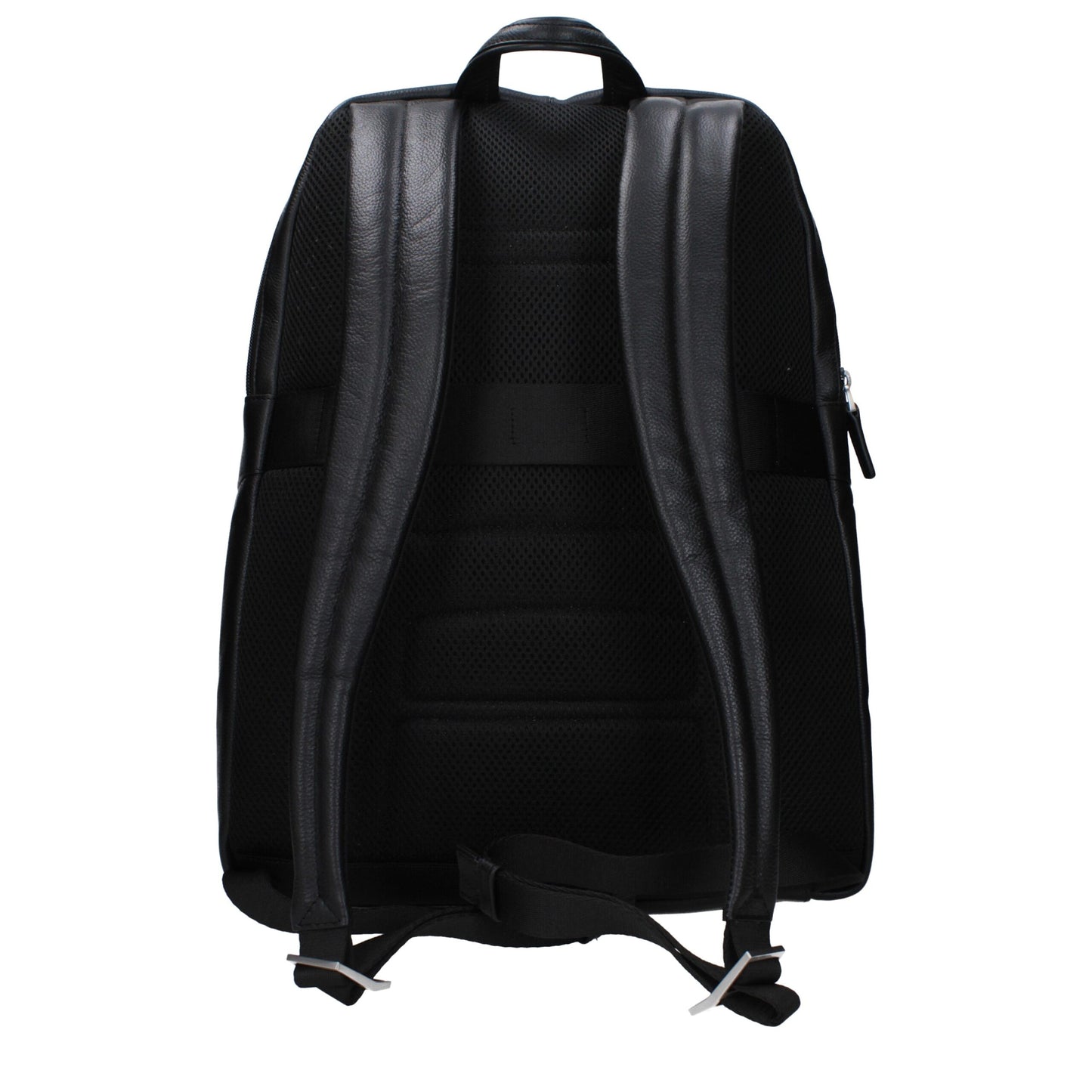 Piquadro Black Leather Backpack - Stylish and Functional
