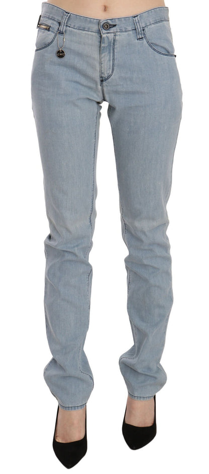 C’N’C COSTUME NATIONAL Light Blue Mid Waist Skinny Denim Jeans
